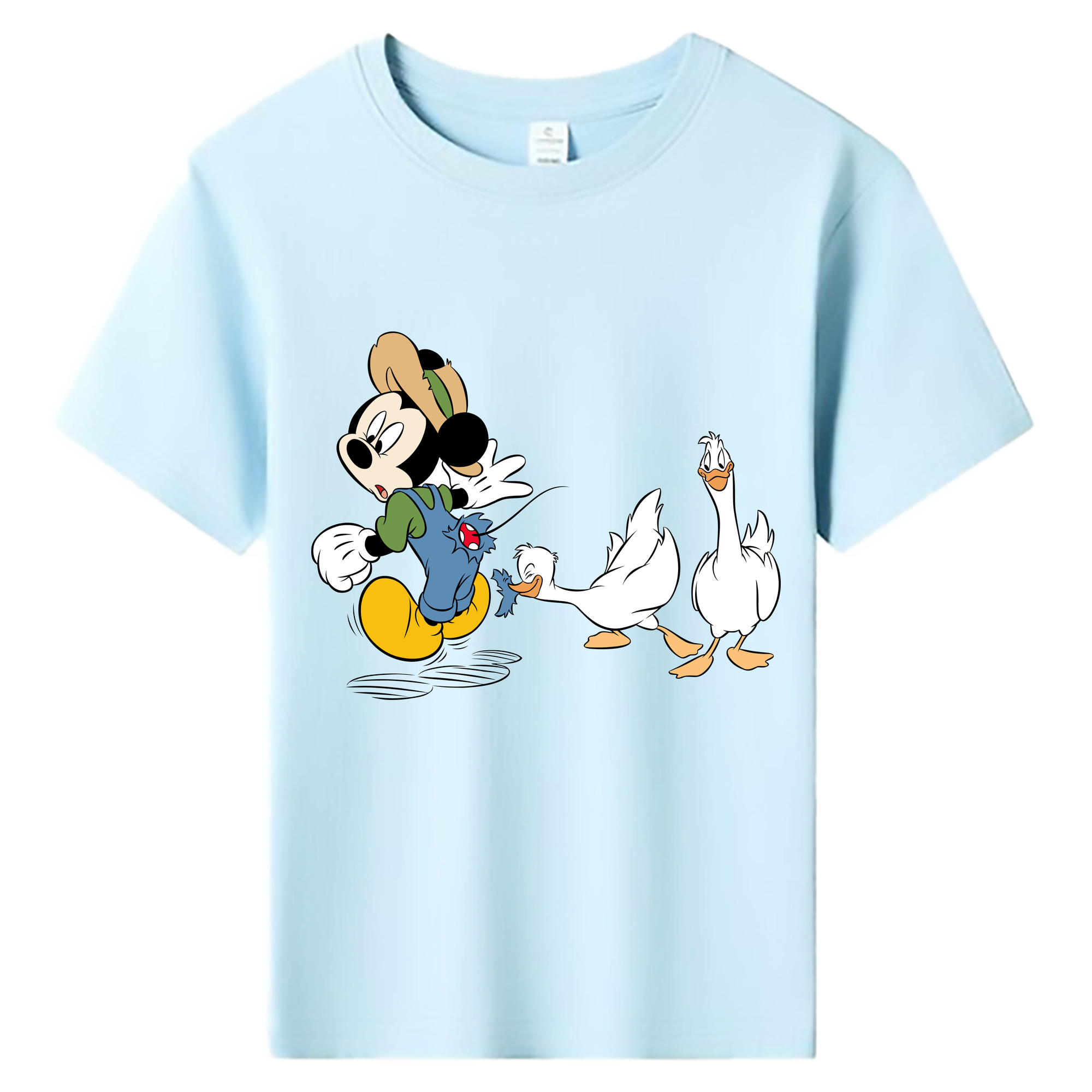 ミッキーマウス Mickey Mouse 綿100％キッズTシャツ（フロントプリント）